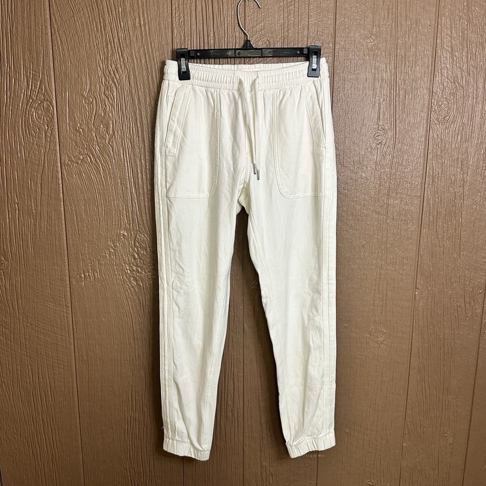 ATHLETA FARALLON JOGGER PANTS MAGNOLIA WHITE SIZE XXS LOUNGEWEAR CASUAL